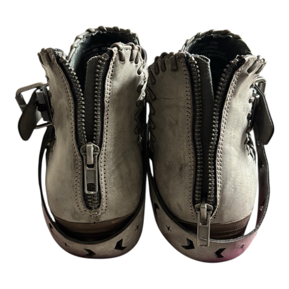 Rampage Stone Gray Ankle Boots With Box - Picture 2 of 5